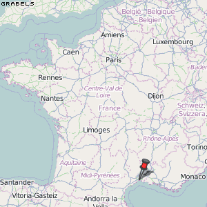 Grabels Karte Frankreich