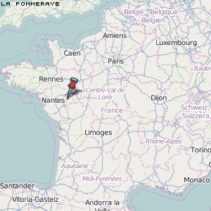 La Pommeraye Karte Frankreich