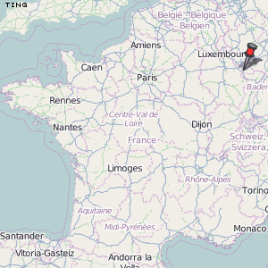 Œting Karte Frankreich