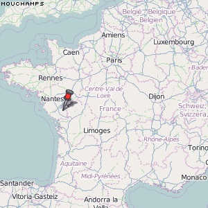Mouchamps Karte Frankreich