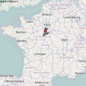 Beaugency Karte Frankreich