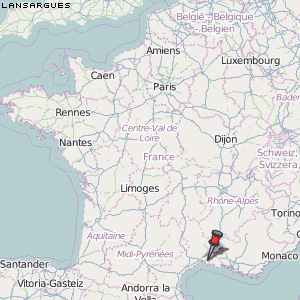 Lansargues Karte Frankreich