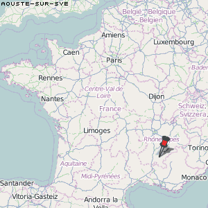 Aouste-sur-Sye Karte Frankreich