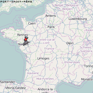 Port-Saint-Père Karte Frankreich