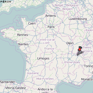 Péron Karte Frankreich