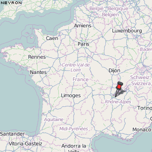 Neyron Karte Frankreich