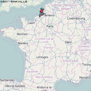 Cany-Barville Karte Frankreich