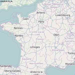 Sarrola Karte Frankreich