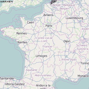 Warhem Karte Frankreich