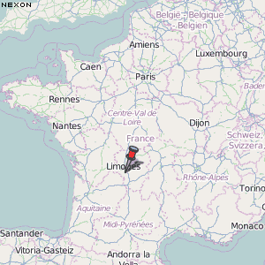 Nexon Karte Frankreich