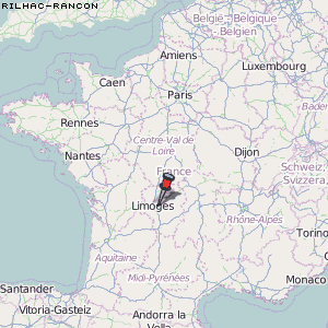 Rilhac-Rancon Karte Frankreich