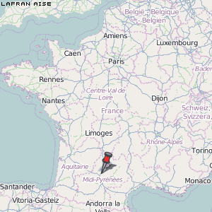Lafrançaise Karte Frankreich