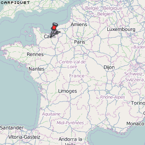 Carpiquet Karte Frankreich