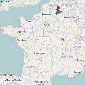Guise Karte Frankreich