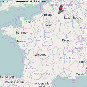 Le Nouvion-en-Thiérache Karte Frankreich