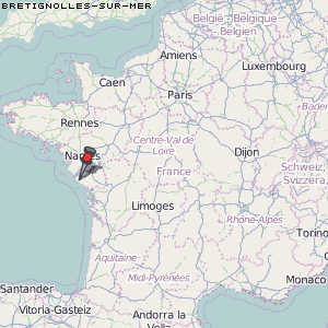 Bretignolles-sur-Mer Karte Frankreich