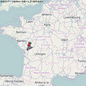 Saint-Jean-de-Liversay Karte Frankreich