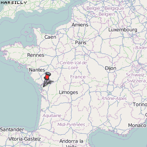 Marsilly Karte Frankreich