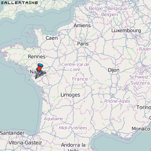 Sallertaine Karte Frankreich