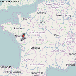 La Ferrière Karte Frankreich