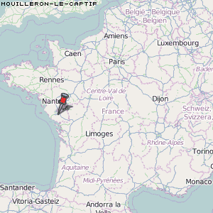 Mouilleron-le-Captif Karte Frankreich