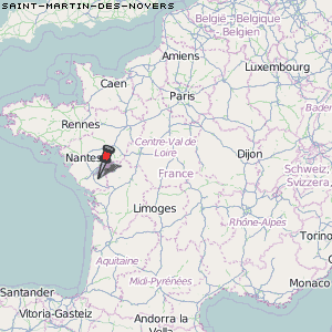 Saint-Martin-des-Noyers Karte Frankreich