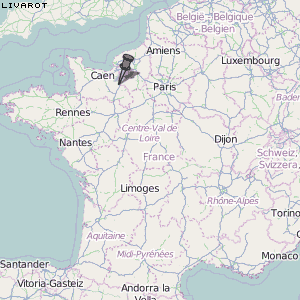 Livarot Karte Frankreich