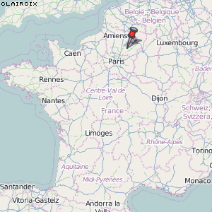 Clairoix Karte Frankreich