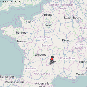 Chancelade Karte Frankreich