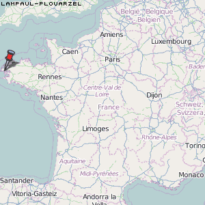Lampaul-Plouarzel Karte Frankreich