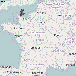 Brix Karte Frankreich