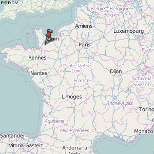 Percy Karte Frankreich