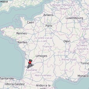 Mios Karte Frankreich
