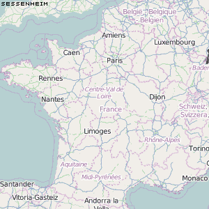 Sessenheim Karte Frankreich