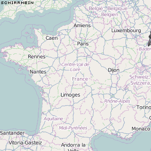 Schirrhein Karte Frankreich