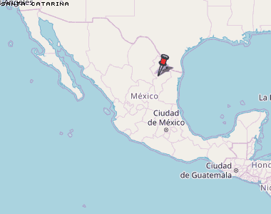 Santa Catarina Karte Mexiko