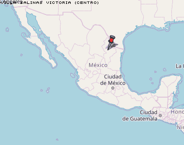 Villa Salinas Victoria (Centro) Karte Mexiko