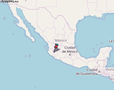 Juchitlan Karte Mexiko