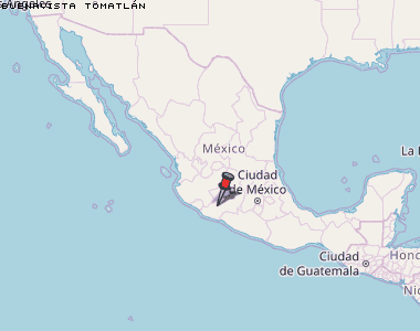 Buenavista Tomatlán Karte Mexiko