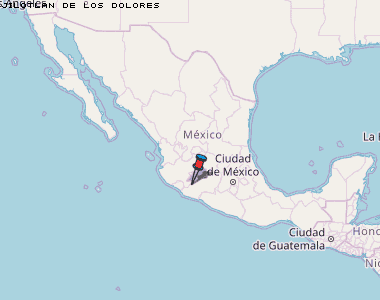 Jilotlan de los Dolores Karte Mexiko
