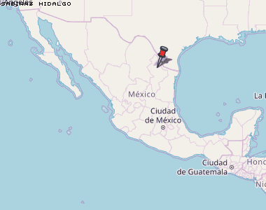 Sabinas Hidalgo Karte Mexiko