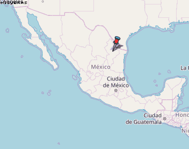 Higueras Karte Mexiko
