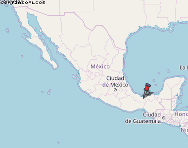 Coatzacoalcos Karte Mexiko