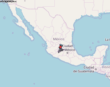 Angahuan Karte Mexiko