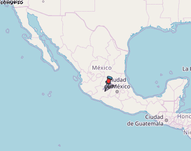 Ichupio Karte Mexiko