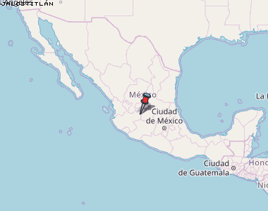 Jalostitlán Karte Mexiko
