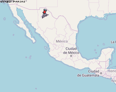 Gomez Farias Karte Mexiko