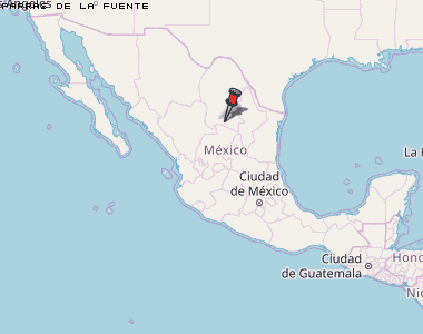 Parras de la Fuente Karte Mexiko