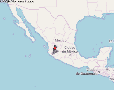 Casimiro Castillo Karte Mexiko