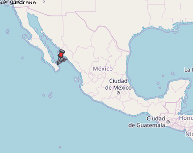 La Ventana Karte Mexiko